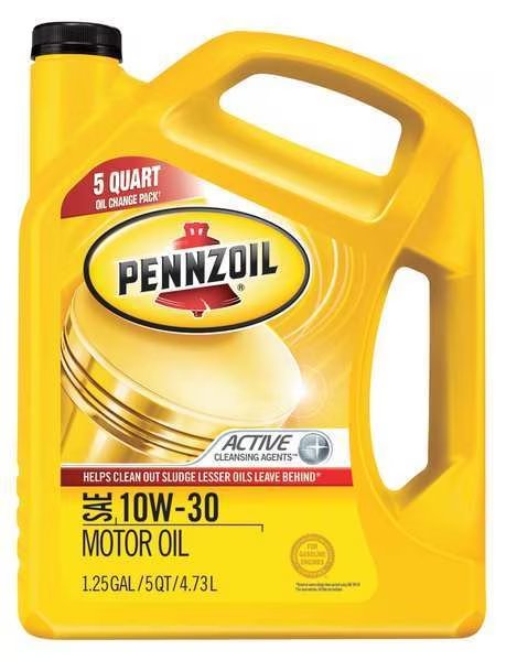Engine Oil, 10W-30, Pennzoil, 5 Qt., Pennzoil, Mfr#: 550045214