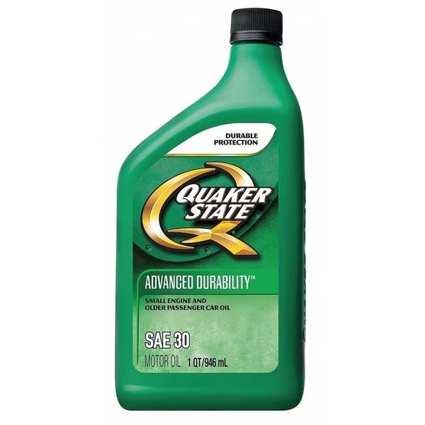 Engine Oil, 30W, Heavy-Duty, 1 Qt., Quaker State, Mfr#: 550035190