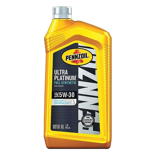 Engine Oil, 5W-30, Synthetic, Ultra Platinum, 1 Qt., Pennzoil, Mfr#: 550040865