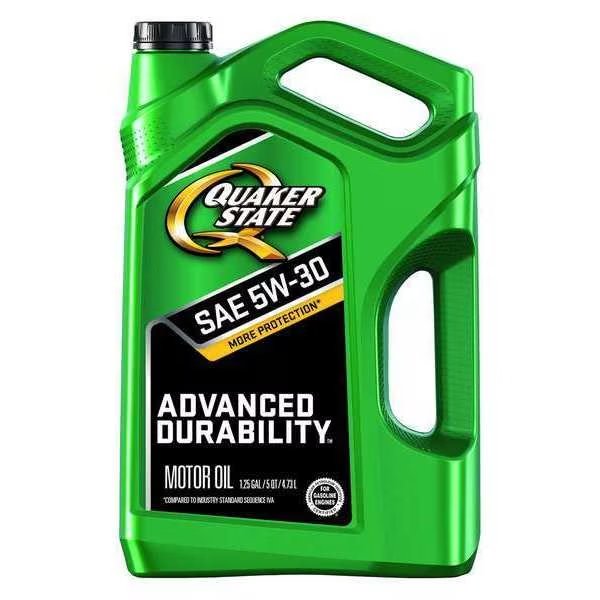 Engine Oil, 5W-30, Conventional, 5 Qt., Advanced Durability, Quaker State, Mfr#: 550044963