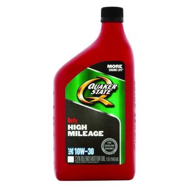 Engine Oil, 10W-30, Synthetic Blend, 1 Qt., Defy, Quaker State, Mfr#: 550043280