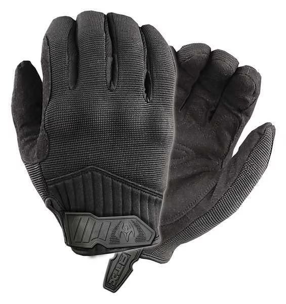 Tactical Glove, M, Black, Nylon, PR, Damascus Gear, Mfr#: ATX65