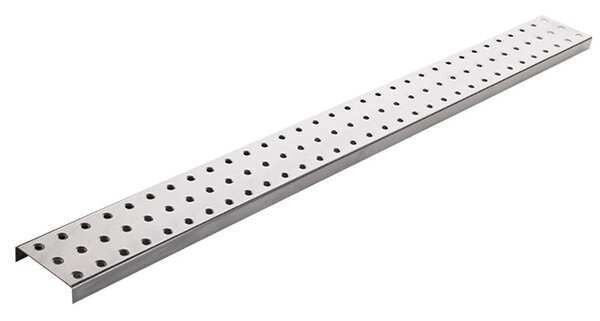 Pegboard, 3in.Hx32in.W, Metal, Silver, PK2, Alligatorboard, Mfr#: ALGSTRP3X32SIL