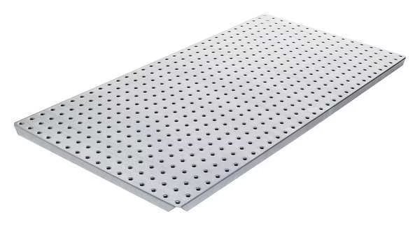 Pegboard, 16in.Hx32in.W, Metal, Gray, PK2, Alligatorboard, Mfr#: ALGBRD16X32GALV