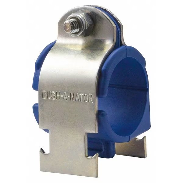 Cushioned Clamp, HT, 3/4 in. Tube, Steel, Cush-A-Nator, Mfr#: HT12
