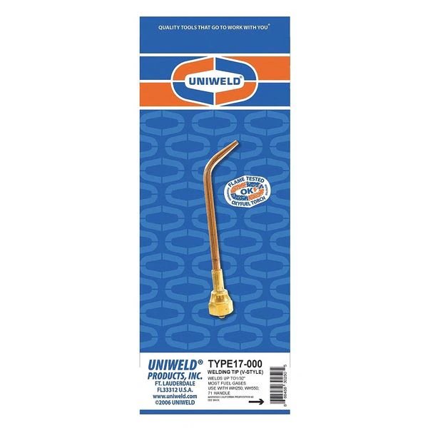 Welding Brazing Tip, Uniweld, Mfr#: TYPE17-2