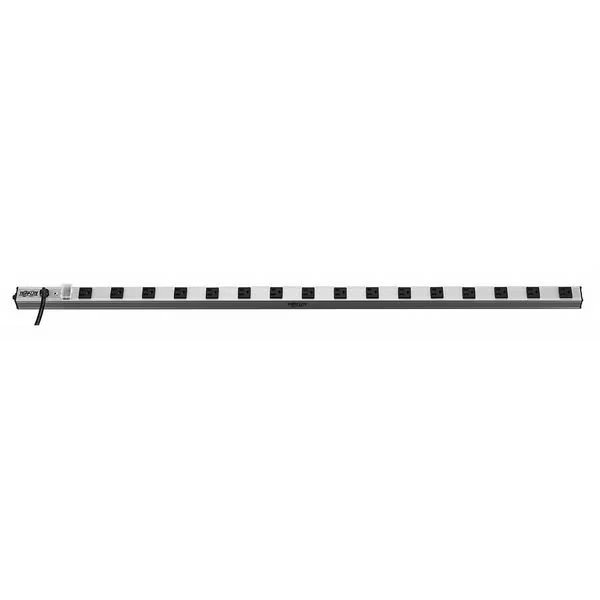 Outlet Strip, 15A, 16 Outlet, 15 ft., Gray, Tripp Lite, Mfr#: PS4816