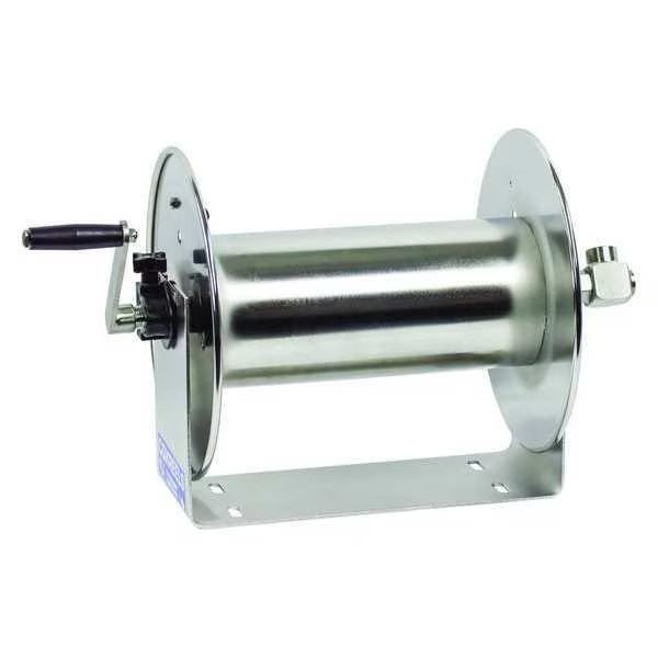 Hose Reel, Hand Crank, 1/2 in (F)NPT, 75 ft, Coxreels, Mfr#: 112-4-75-SS