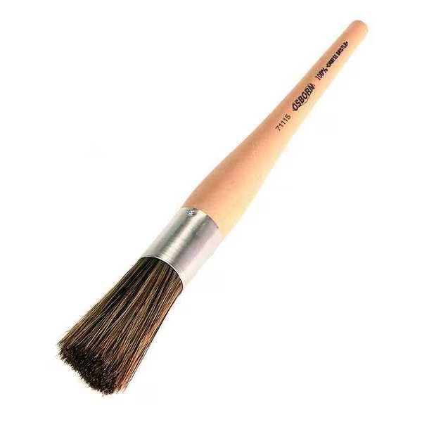 #4 Round Sash Paint Brush, China Hair Bristle, Plastic Handle, Osborn, Mfr#: 0007111200