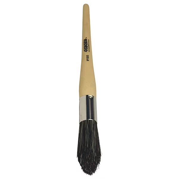 #8 Round Sash Paint Brush, Nylon Bristle, Wood Handle, Osborn, Mfr#: 0007302700