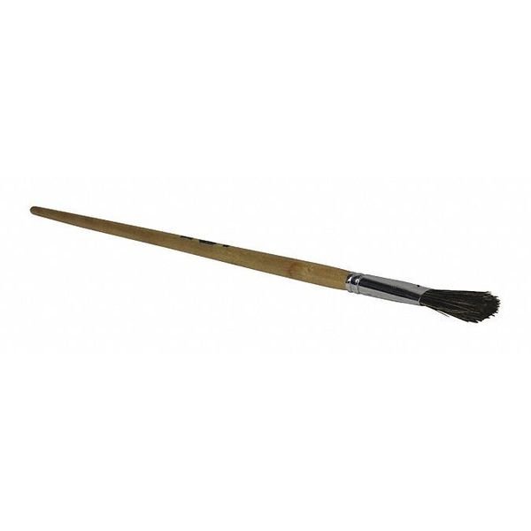 3/4" Flat Sash Paint Brush, Hog Hair Bristle, Lacquered Walnut Handle, Osborn, Mfr#: 0007010200