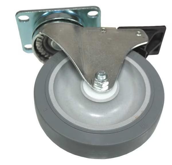 Caster Kit, 5 In Dia, PK2, Rubbermaid Commercial, Mfr#: GRFG9W71L1GRAY