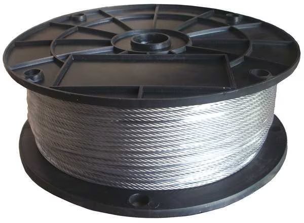 Cable, 3/8 in., 50 ft., 7 x 19, SS