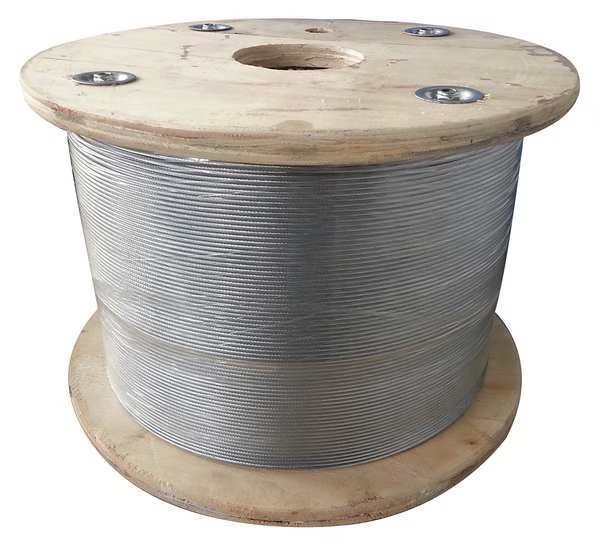 Cable, 5/16 in., 50 ft., 7 x 19, Steel