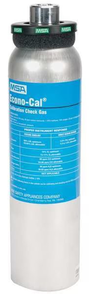 Calibration Gas, 20 ppm H2S, 34L, Msa Safety, Mfr#: 10153844