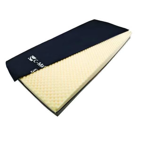 Mattress, 80x6x35-1/2in, Foam, Nylon/Vinyl, C-Matt, Mfr#: H10394