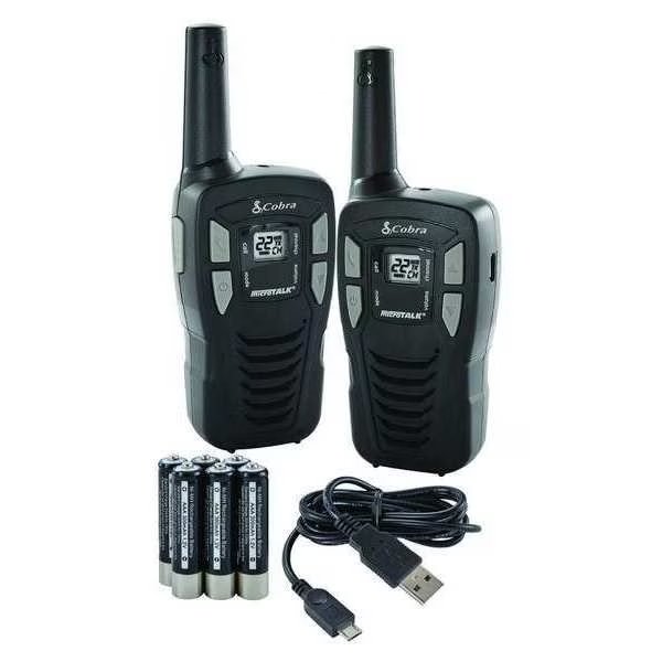 Two Way Radio, FRS/GMRS, 22 Channels, Cobra, Mfr#: ACXT145