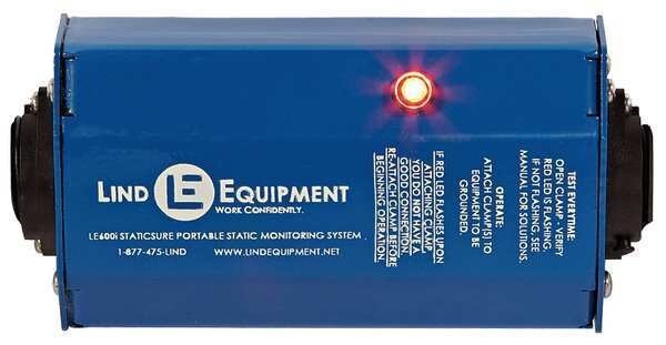 StaticSure Unit, 6 in. L, 4 in. W, 4 in. D, Lind Equipment, Mfr#: LE600I