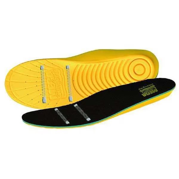 Insole, Men 12 to 13, Yllw/Blk, PR, Megacomfort, Mfr#: PAMESD
