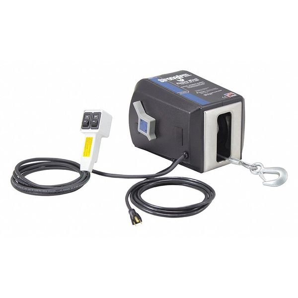Electric Winch, 1HP, 115VAC, Freespooling, Strongarm, Mfr#: 25019