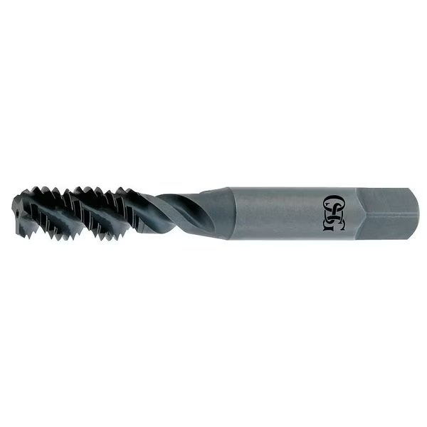 Spiral Flute Tap, #12-24, Bottoming, UNC, 3 Flutes, TiCN, Osg, Mfr#: 1413708