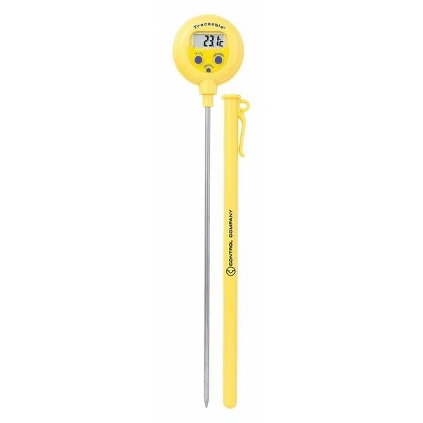 8" Stem Digital Pocket Thermometer, -58 Degrees to 572 Degrees F, Control Co, Mfr#: 4371