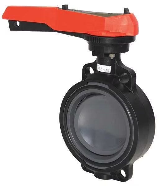 Butterfly Valve, PVC, 6 In, Georg Fischer, Mfr#: 161567007