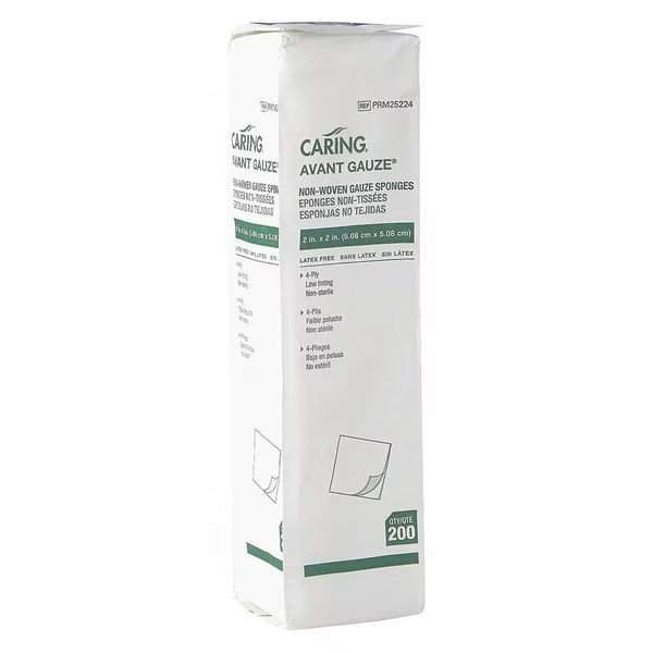 Gauze, Nonwvn, Cotton, Nonstrl, PK200, Medline, Mfr#: PRM25224