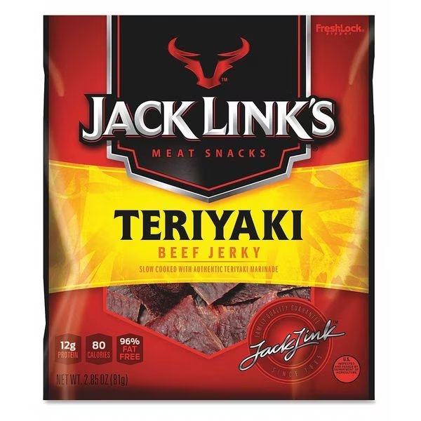 2.85oz. Beef Jerky, Teriyaki, Jack Links, Mfr#: 87635