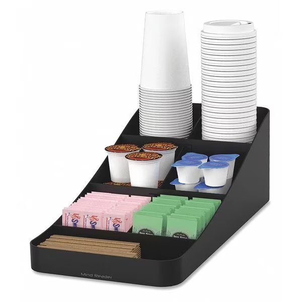 Coffee Organizer, 7 Condiment, Mind Reader, Mfr#: COMP7BLK