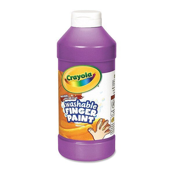 Paint, 16 oz, Finger Paint, Violet, Crayola, Mfr#: 551316040
