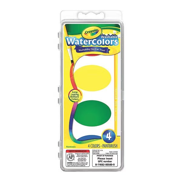 Paint, Watercolors, So Big, PK16, Crayola, Mfr#: 530500