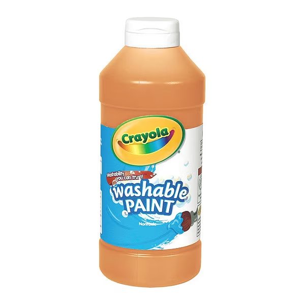 Paint, Washable, 16oz, Orange, Crayola, Mfr#: 542016036