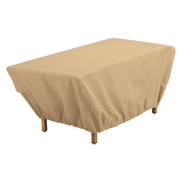 Terrazzo Rectangular Coffee Table Cover, Sand, 49"x26", Classic Accessories, Mfr#: 59962-EC