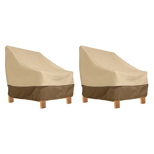 Veranda Deep Seated Lounge Chair Cover, 42"x38", 2PK, Classic Accessories, Mfr#: 55-412-011501-2PK