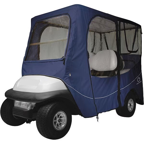 Golf Cart Enclosure, Long Roof, 4 Person, Navy, Classic Accessories, Mfr#: 40-053-345501-00