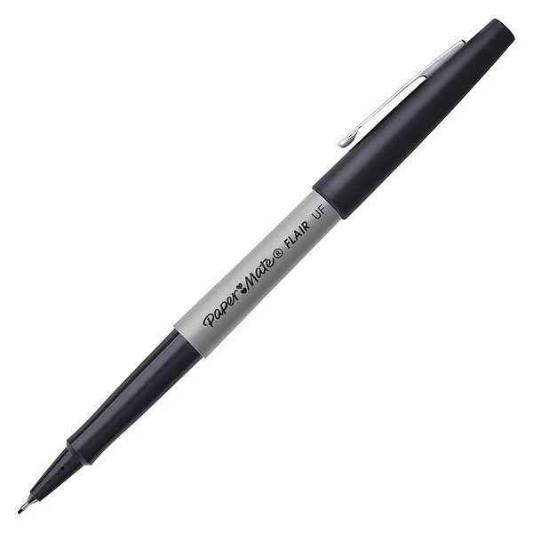 Pen, Marker, Flair, Ultrafn, Bk, PK12, Paper Mate, Mfr#: 8330152