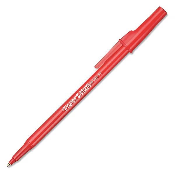Pen, Writebros, Stick, Med, Rd, PK12, Paper Mate, Mfr#: 3321131