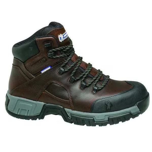 Size 9 Men's 6 in Work Boot Steel 6-Inch Work Boot, Brown, Michelin, Mfr#: XHY662