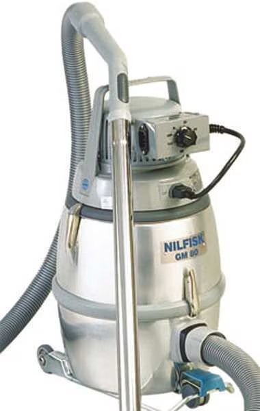 Industrial Shop Vacuum, 1-1/4" Hose Dia., HEPA 0 to 87 cfm, Nilfisk, Mfr#: L01790129