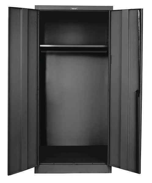 20 ga. ga. Steel Storage Cabinet, 48 in W, 78 in H, Stationary, Hallowell, Mfr#: 845W24ME