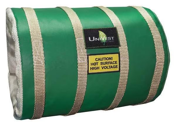 6" x 25" L Fiberglass Cloth Insulated Pipe Jacket 1" Wall, Unitherm, Mfr#: UVST 2516