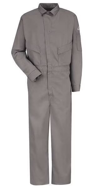 Flame-Resistant Coverall, Gray, 42 In, Vf Imagewear, Mfr#: CLD4GY RG 42