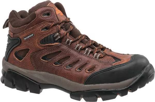 Size 11 Men's Hiker Boot Steel Work Boot, Brown, Nautilus Safety Footwear, Mfr#: N9546 SZ: 11W