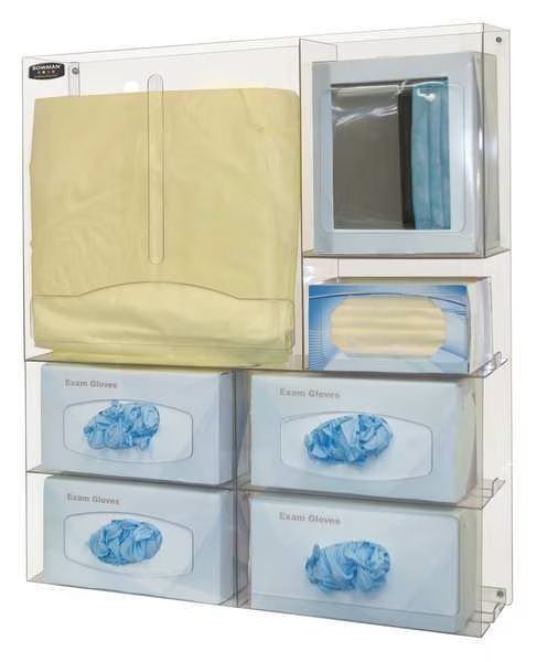 Protection System, Clear, 26-5/8inH, Bowman Dispensers, Mfr#: PS016-0111