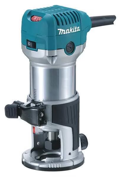 1-1/4 HP* Compact Router, Makita, Mfr#: RT0701C