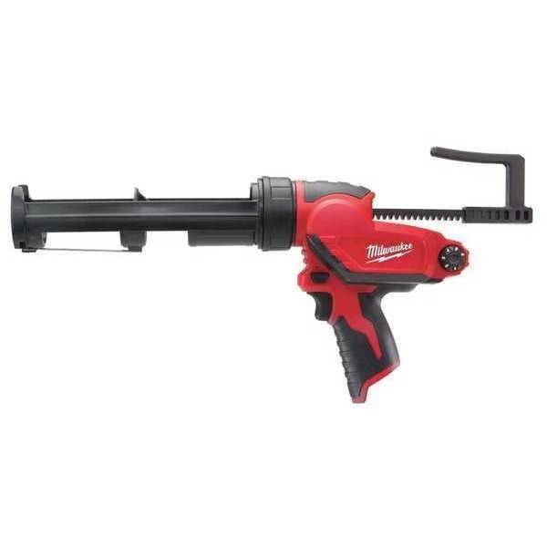 Milwaukee M12 Caulk Gun, 12V DC, For 10 oz Container Size, 29 in/min Application Speed, Bare Tool, Milwaukee Tool, Mfr#: 2441-20