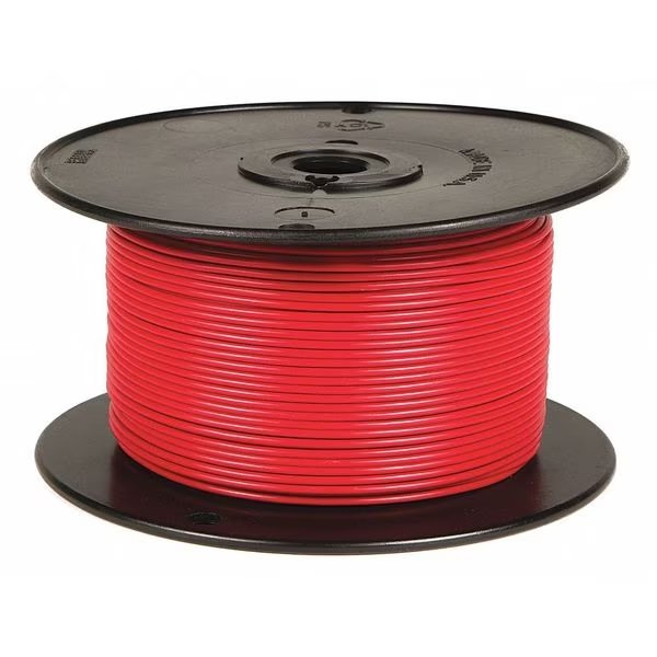 10 AWG 1 Conductor Stranded Primary Wire 100 ft. RD, Grote, Mfr#: 87-5000