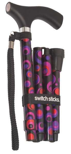 Walking Stick, Single, 12in H, Circles, Wood, Switch Sticks, Mfr#: 502-2000-5102