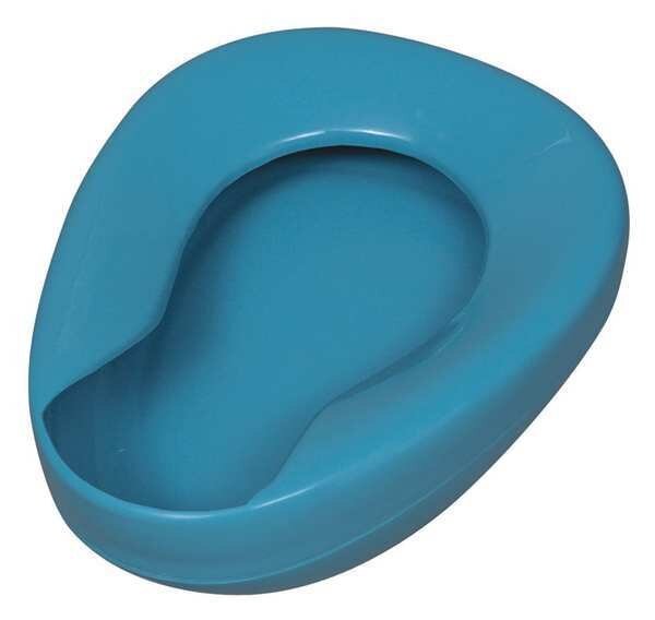 Autoclavable Bedpan 14-3/8" x 11-3/8" Plastic, Blue, Dmi, Mfr#: 541-5070-0000
